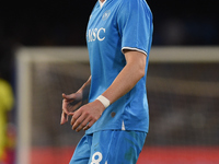 Scott McTominay of SSC Napoli during the Serie A match between SSC Napoli and AC Monza at Stadio Diego Armando Maradona Naples Italy on 29 S...