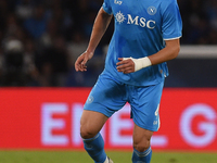 Alessandro Buongiorno of SSC Napoli during the Serie A match between SSC Napoli and AC Monza at Stadio Diego Armando Maradona Naples Italy o...