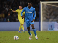 Andre-Frank Zambo Anguissa of SSC Napoli during the Serie A match between SSC Napoli and AC Monza at Stadio Diego Armando Maradona Naples It...