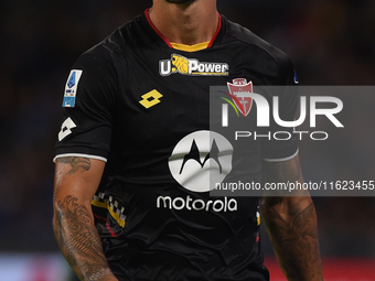 Pedro Pereira of AC Monza during the Serie A match between SSC Napoli and AC Monza at Stadio Diego Armando Maradona Naples Italy on 29 Septe...