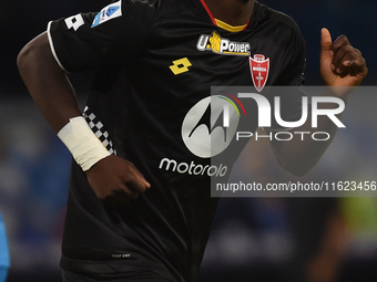 Kevin Martins of AC Monza during the Serie A match between SSC Napoli and AC Monza at Stadio Diego Armando Maradona Naples Italy on 29 Septe...