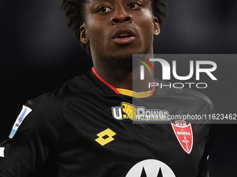 Kevin Martins of AC Monza during the Serie A match between SSC Napoli and AC Monza at Stadio Diego Armando Maradona Naples Italy on 29 Septe...