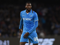 Andre-Frank Zambo Anguissa of SSC Napoli during the Serie A match between SSC Napoli and AC Monza at Stadio Diego Armando Maradona Naples It...