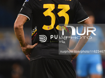 Danilo D'Ambrosio of AC Monza during the Serie A match between SSC Napoli and AC Monza at Stadio Diego Armando Maradona Naples Italy on 29 S...