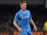 Scott McTominay of SSC Napoli during the Serie A match between SSC Napoli and AC Monza at Stadio Diego Armando Maradona Naples Italy on 29 S...