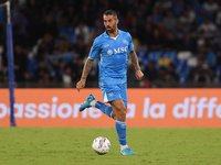 Leonardo Spinazzola of SSC Napoli during the Serie A match between SSC Napoli and AC Monza at Stadio Diego Armando Maradona Naples Italy on...