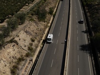 An attack on an armored van is foiled this morning along the state road 16 bis, near Canne della Battaglia, in the north of Bari, in the str...