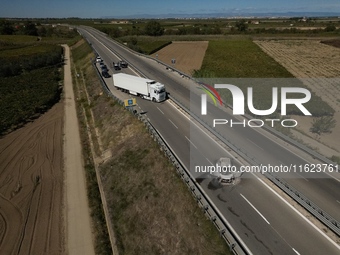 An attack on an armored van is foiled this morning along the state road 16 bis, near Canne della Battaglia, in the north of Bari, in the str...