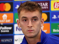 Marc Casado during the press conference prior to the Champions League match against Young Boys, in Barcelona, Spain, on September 30, 2024....