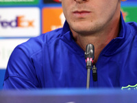 Marc Casado during the press conference prior to the Champions League match against Young Boys, in Barcelona, Spain, on September 30, 2024....