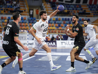 Nedim Remili of Veszprem HC during the IHF Men's Handball Club World Championship 2024 preliminary round match between Veszprem HC and Zamal...