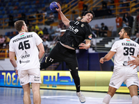 Ahmed ELNAKKADY of Zamalek during the IHF Men's Handball Club World Championship 2024 preliminary round match between Veszprem HC and Zamale...