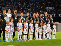 AC Monza lineup during the Italian championship Serie A football match between SSC Napoli and AC Monza in Naples, Italy, on September 29, 20...