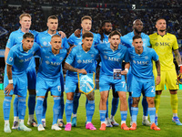 SSC Napoli lineup during the Italian championship Serie A football match between SSC Napoli and AC Monza in Naples, Italy, on September 29,...