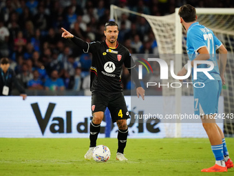 Armando Izzo (AC Monza) during the Italian championship Serie A football match between SSC Napoli and AC Monza in Naples, Italy, on Septembe...