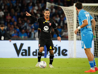 Armando Izzo (AC Monza) during the Italian championship Serie A football match between SSC Napoli and AC Monza in Naples, Italy, on Septembe...