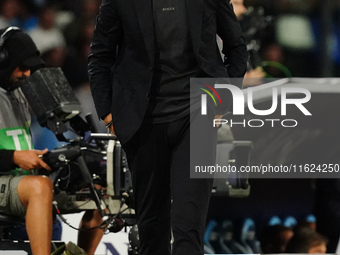 The head coach Alessandro Nesta (AC Monza) during the Italian championship Serie A football match between SSC Napoli and AC Monza in Naples,...