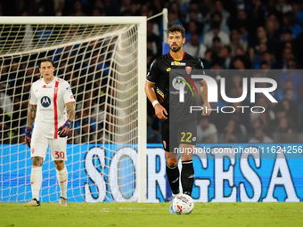 Pablo Mari (AC Monza) during the Italian championship Serie A football match between SSC Napoli and AC Monza in Naples, Italy, on September...