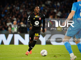 Warren Bondo (AC Monza) during the Italian championship Serie A football match between SSC Napoli and AC Monza in Naples, Italy, on Septembe...