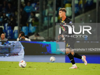 Daniel Maldini (AC Monza) during the Italian championship Serie A football match between SSC Napoli and AC Monza in Naples, Italy, on Septem...