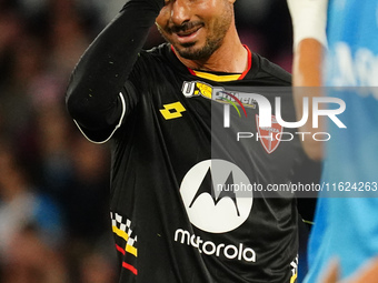 Armando Izzo (AC Monza) appears disappointed during the Italian championship Serie A football match between SSC Napoli and AC Monza in Naple...