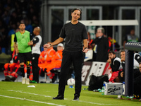 The head coach Alessandro Nesta (AC Monza) appears disappointed during the Italian championship Serie A football match between SSC Napoli an...