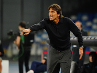 The head coach Antonio Conte (SSC Napoli) during the Italian championship Serie A football match between SSC Napoli and AC Monza in Naples,...