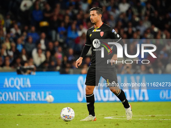 Armando Izzo (AC Monza) during the Italian championship Serie A football match between SSC Napoli and AC Monza in Naples, Italy, on Septembe...