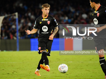 Alessandro Bianco (AC Monza) during the Italian championship Serie A football match between SSC Napoli and AC Monza in Naples, Italy, on Sep...