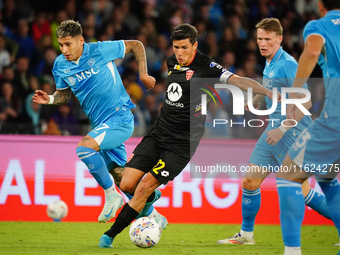 Matteo Pessina (AC Monza) during the Italian championship Serie A football match between SSC Napoli and AC Monza in Naples, Italy, on Septem...