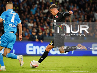 Daniel Maldini (AC Monza) during the Italian championship Serie A football match between SSC Napoli and AC Monza in Naples, Italy, on Septem...