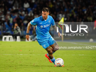 Matteo Politano (SSC Napoli) during the Italian championship Serie A football match between SSC Napoli and AC Monza in Naples, Italy, on Sep...