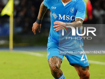 Matteo Politano (SSC Napoli) during the Italian championship Serie A football match between SSC Napoli and AC Monza in Naples, Italy, on Sep...