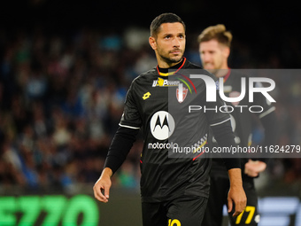 Gianluca Caprari (AC Monza) during the Italian championship Serie A football match between SSC Napoli and AC Monza at Diego Armando Maradona...