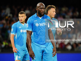 Romelu Lukaku (SSC Napoli) during the Italian championship Serie A football match between SSC Napoli and AC Monza in Naples, Italy, on Septe...