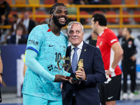 Dika MEM wins Man of the Match after the 17th IHF Men's Club World Championship 2024 preliminary round match between Al Ahly Sporting Club a...