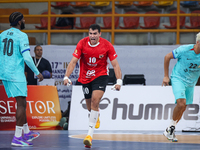 Abd Elrahman Abdou of Al Ahly SC celebrates during the 17th IHF Men's Club World Championship 2024 preliminary round match between Al Ahly S...