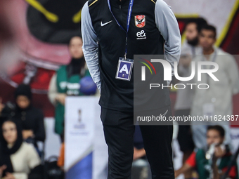 Coach Stefan Madsen of AL Ahly SC during the 17th IHF Men's Handball Club World Championship 2024 preliminary round match between Al Ahly Sp...