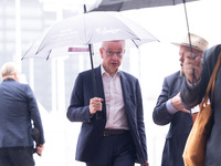 New editor of The Spectator Michael Gove at the Conservative Party Conference at the International Conference Centre in Birmingham, United K...