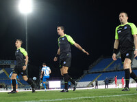 The referee of the match, Giovanni Ayroldi of the Molfetta delegation, during the Italian Serie B soccer championship football match between...