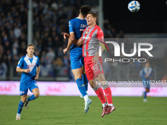 Ante Matteo Juric of Brescia Calcio FC during the Italian Serie B soccer championship football match between Brescia Calcio FC and US Cremon...