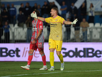 Andrea Fulignati of US Cremonese during the Italian Serie B soccer match between Brescia Calcio FC and US Cremonese at Mario Rigamonti Stadi...