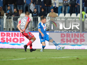 Michele Besaggio of Brescia Calcio FC during the Italian Serie B soccer championship football match between Brescia Calcio FC and US Cremone...