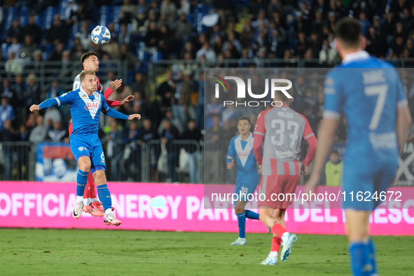 Matthias Verreth of Brescia Calcio FC during the Italian Serie B soccer championship match between Brescia Calcio FC and US Cremonese at Mar...