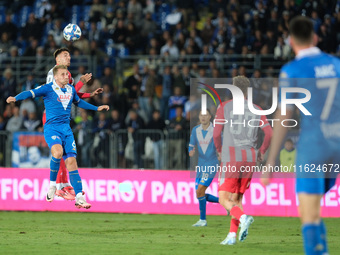 Matthias Verreth of Brescia Calcio FC during the Italian Serie B soccer championship match between Brescia Calcio FC and US Cremonese at Mar...