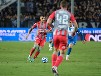 Cristian Buonaiuto of US Cremonese during the Italian Serie B soccer championship match between Brescia Calcio FC and US Cremonese at Mario...