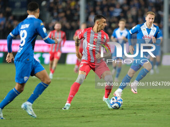 Michele Castagnetti of US Cremonese during the Italian Serie B soccer championship football match between Brescia Calcio FC and US Cremonese...