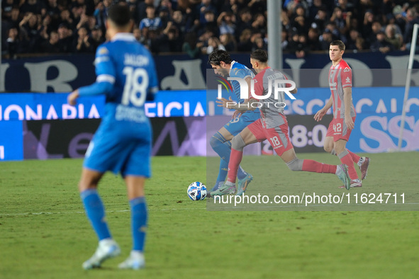 Gennaro Borrelli of Brescia Calcio FC during the Italian Serie B soccer championship football match between Brescia Calcio FC and US Cremone...