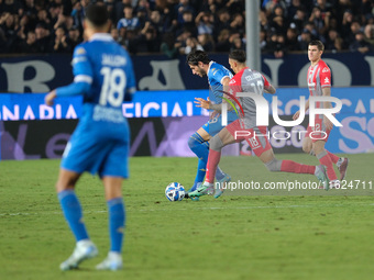 Gennaro Borrelli of Brescia Calcio FC during the Italian Serie B soccer championship football match between Brescia Calcio FC and US Cremone...