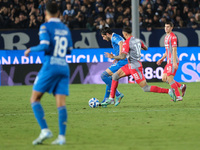 Gennaro Borrelli of Brescia Calcio FC during the Italian Serie B soccer championship football match between Brescia Calcio FC and US Cremone...